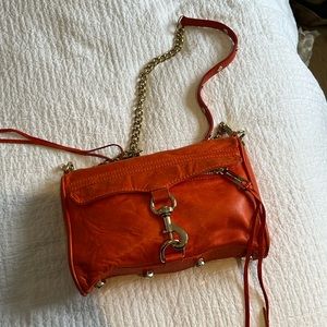 Rebecca minkoff orange crossbody